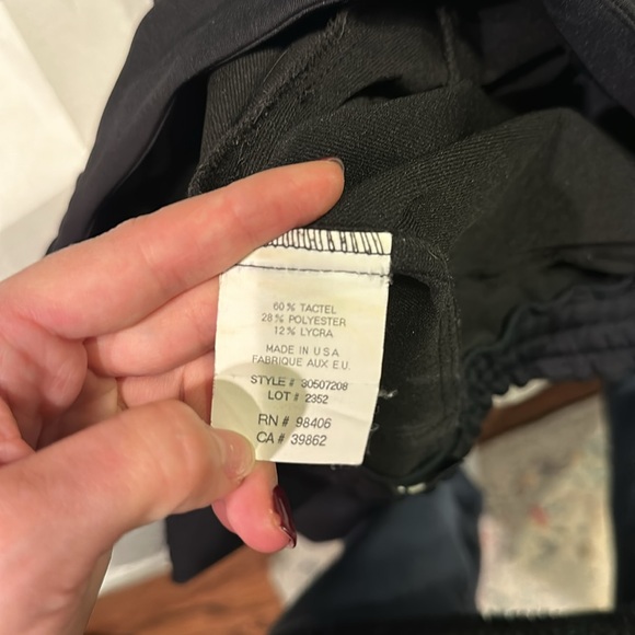 💜THEORY 💜Black Drawstring Pants with Zipper Pockets - Picture 4 of 4